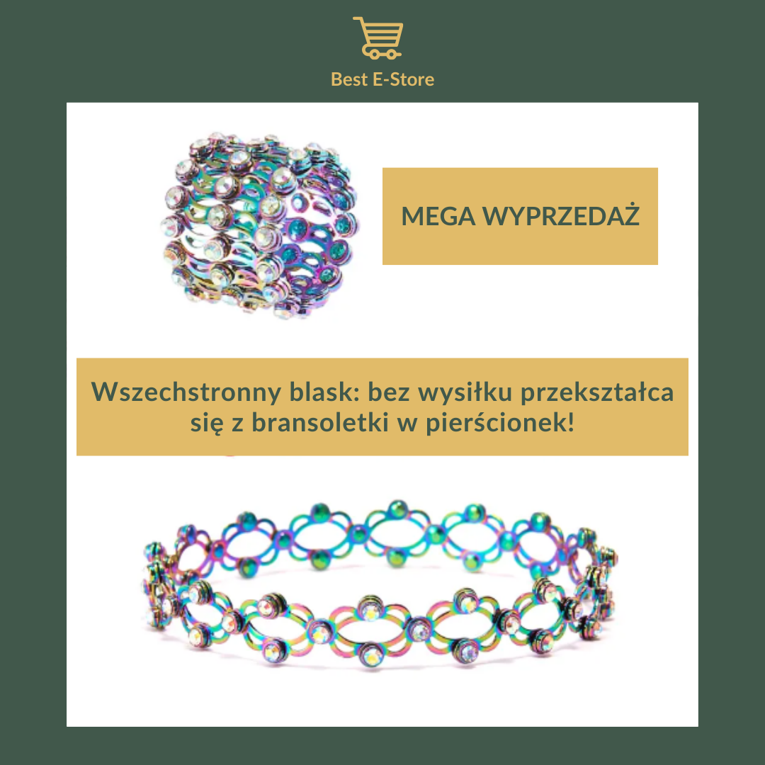 🎁 Idealny prezent: Bransoletka z błyszczącymi CZ Glamour 💎