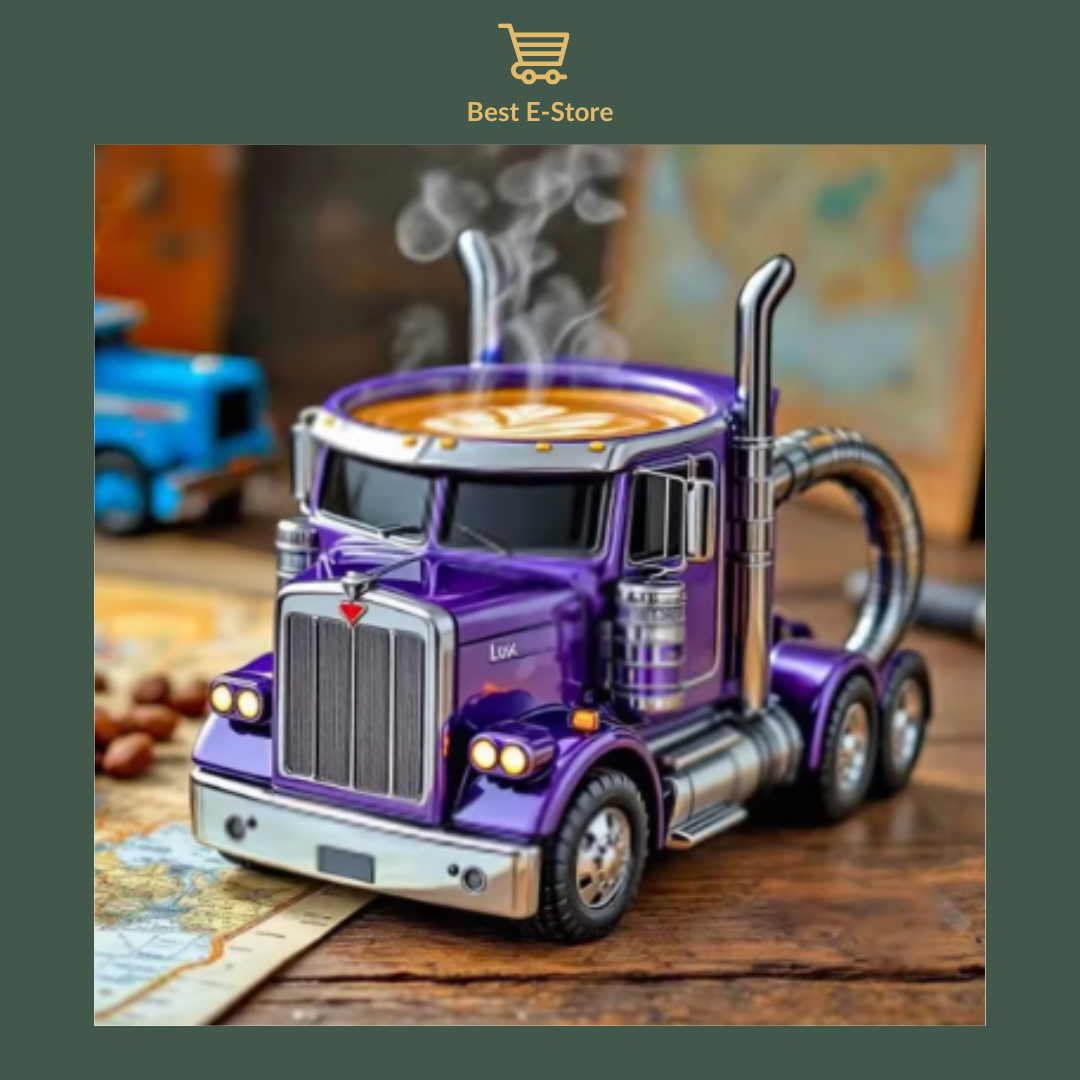 🚛 Semi-Truck Coffee Mug: Perfect Gift for Truck Lovers ☕
