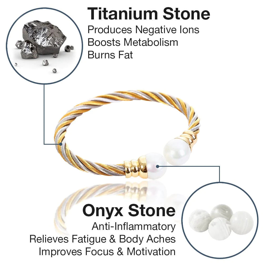 Suringa Onyx Magnetic Bracelet