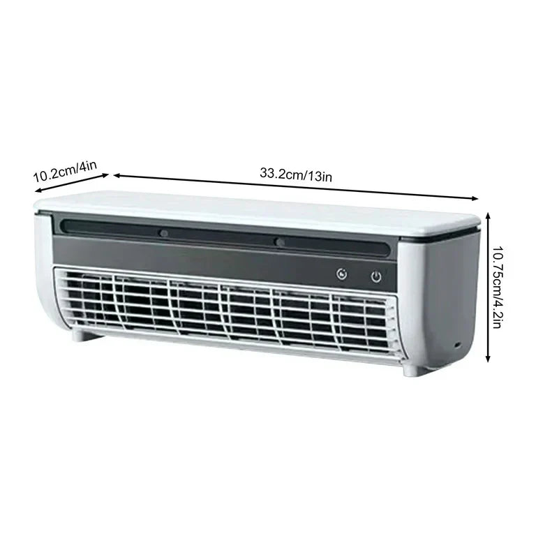 Portable Rechargeable Wall Mounted Air Conditioner Fan No Drilling