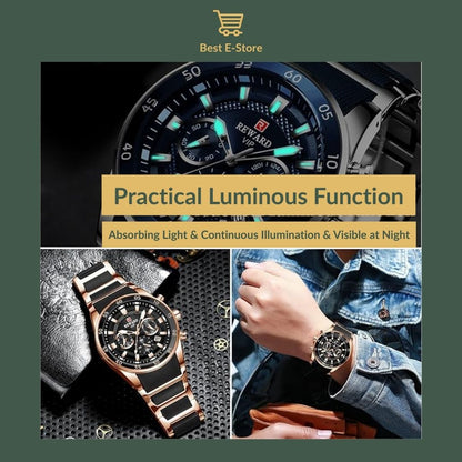 ⭐ Premium Men’s Watch: Sleek Design, Comfortable Fit & Perfect Gift Idea 🎁