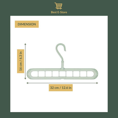 🧼 The Ultimate Space Saver Hanger: Foldable, Durable & Perfect for Small Closets 🚪
