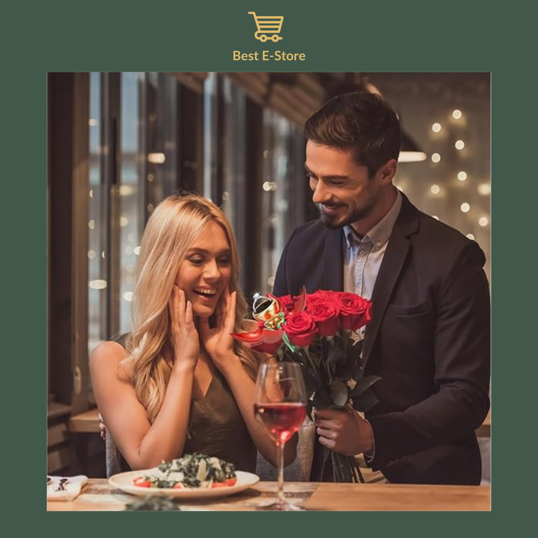 🌹 Rose Ring Box: Perfect for Proposals & Gifts 💍