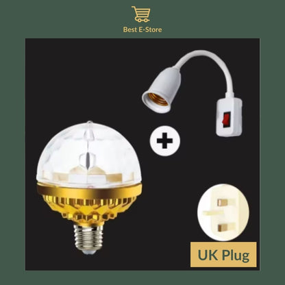 💡 Colorful LED Party Light: Plug & Play Fun 🎊