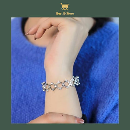 🎁 Le cadeau parfait : Bracelet convertible CZ étincelante 💎