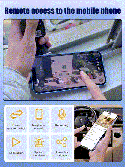 360° Panoramic Wireless Home Security Camera – Full HD Remote Monitoring via Smartphone