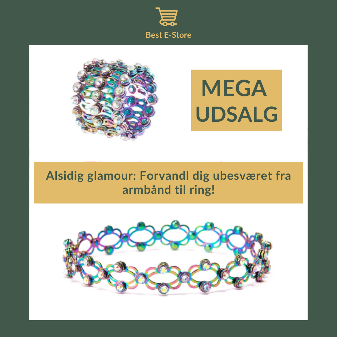 🎁 Den perfekte gave: Konvertibel armring med funklende CZ-glamour 💎