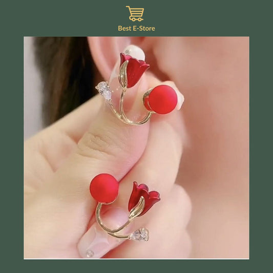 🌸 Elegant Tulip Flower Earrings :  The Perfect Gift for Every Occasion