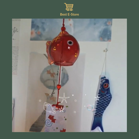 🍃 Elegant Glass Wind Chimes: Relaxing Sounds & Good Luck Charms 🎋