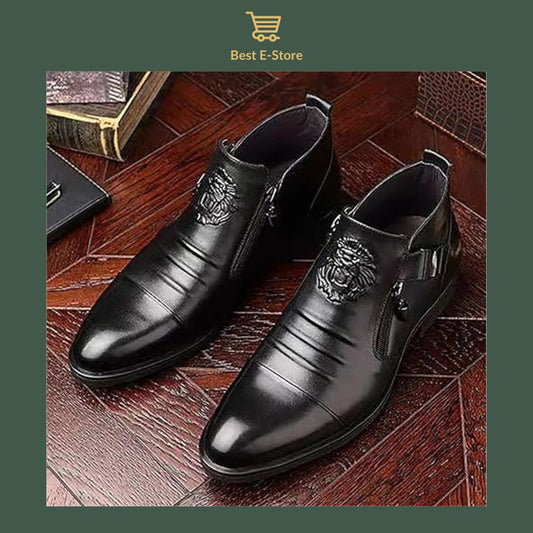 👞 Elevate Your Look: Stylish Rivet Shoes with Height Boost 🚀