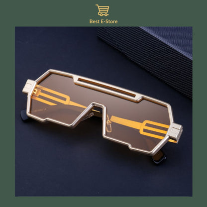 🕶️Retro Steampunk Sunglasses :  Bold Style with HD UV400 Protection✨