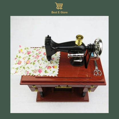 🎼 Charming Sewing Machine Music Box: Perfect Gift 🎁