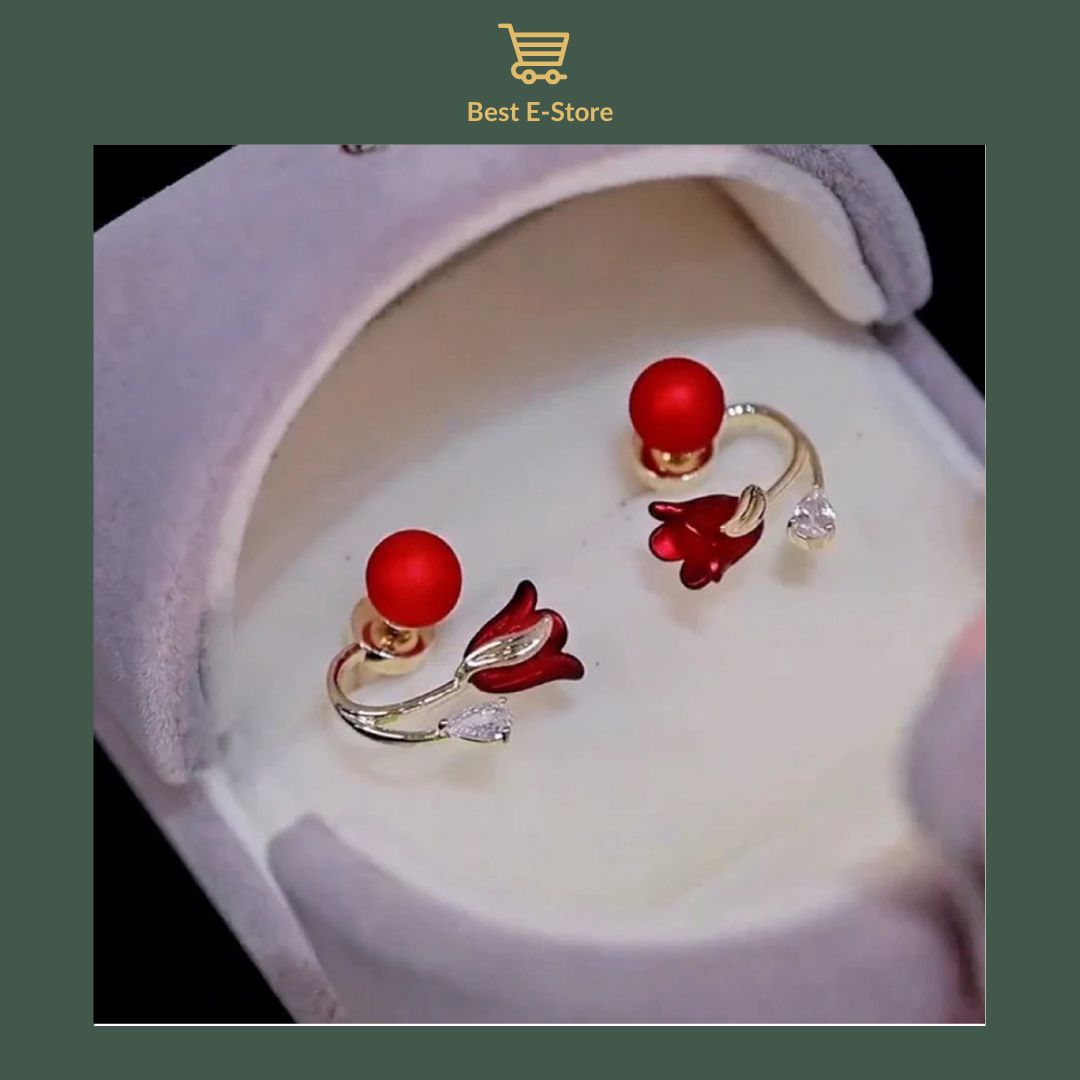 🌸 Elegant Tulip Flower Earrings :  The Perfect Gift for Every Occasion