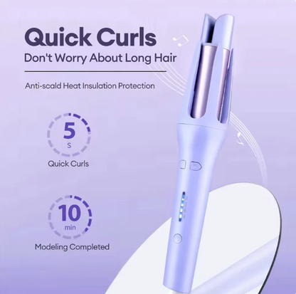 AUTOMATIC HAIR CURLER STICK – EFFORTLESS SALON-QUALITY CURLS