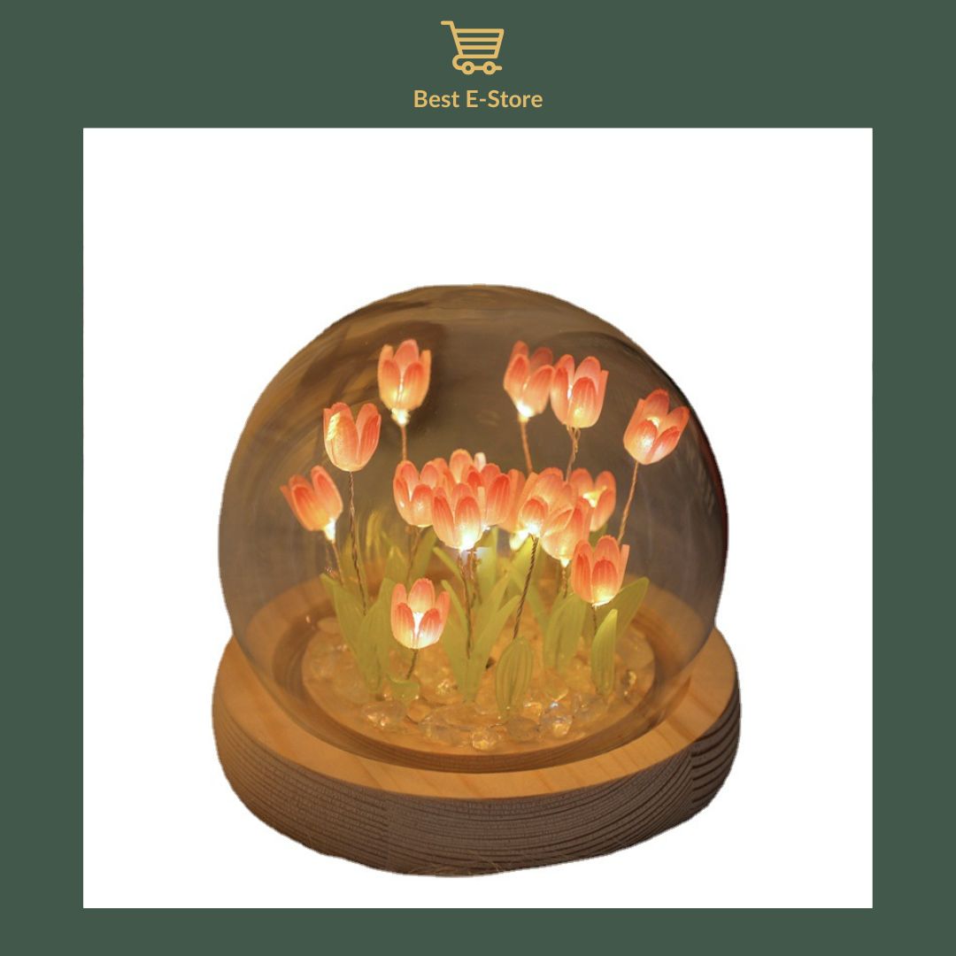 Bezaubernde Tulpenlampe: Gemütliches Ambiente & perfekte Geschenkidee ✨