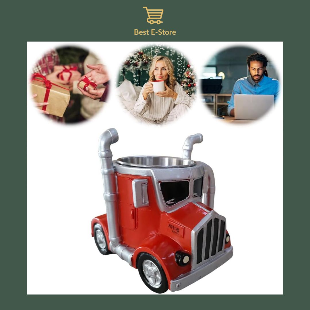 🚛Semi-vrachtwagen koffiemok: Perfect cadeau voor vrachtwagenliefhebbers ☕