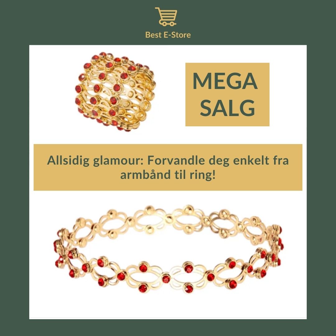 🎁 Den perfekte gaven: Konvertibel armring med glitrende CZ-glamour 💎