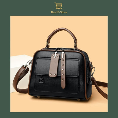 👜 Elégant sac à bandoulière en cuir: Stylé et spacieux ✨