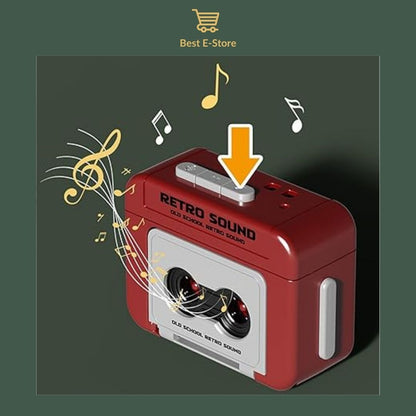 🎶 Retro Mini Tape Recorder Keychain: Record, Play & Relive Memories 🎤✨