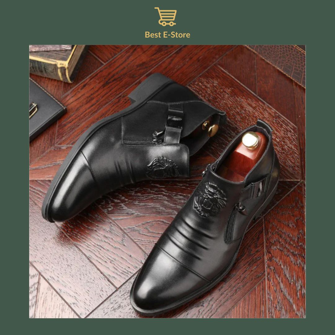 👞 Elevate Your Look: Stylish Rivet Shoes with Height Boost 🚀