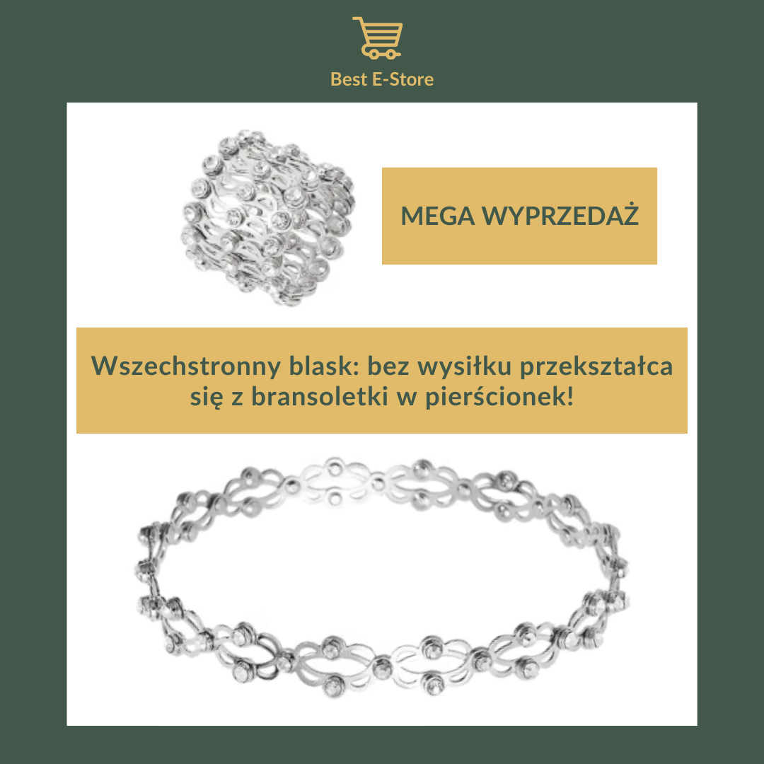 🎁 Idealny prezent: Bransoletka z błyszczącymi CZ Glamour 💎