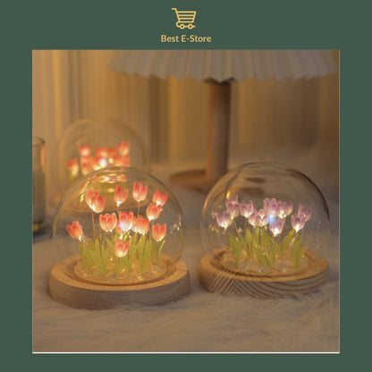 Bezaubernde Tulpenlampe: Gemütliches Ambiente & perfekte Geschenkidee ✨