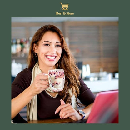 🌼Floral Fusion: Dobbeltveggede Glasskopper