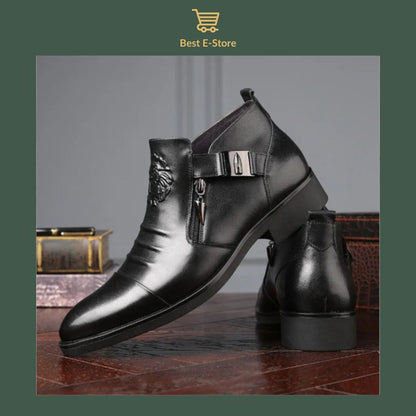 👞 Elevate Your Look: Stylish Rivet Shoes with Height Boost 🚀