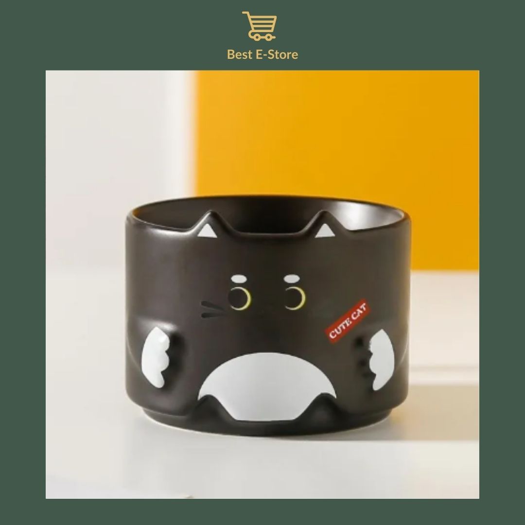 🎁 Perfect Cat Lover’s Gift: Stackable Mugs for Home & Office 🐈☕