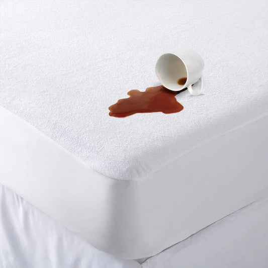 Waterproof Mattress Protector - White