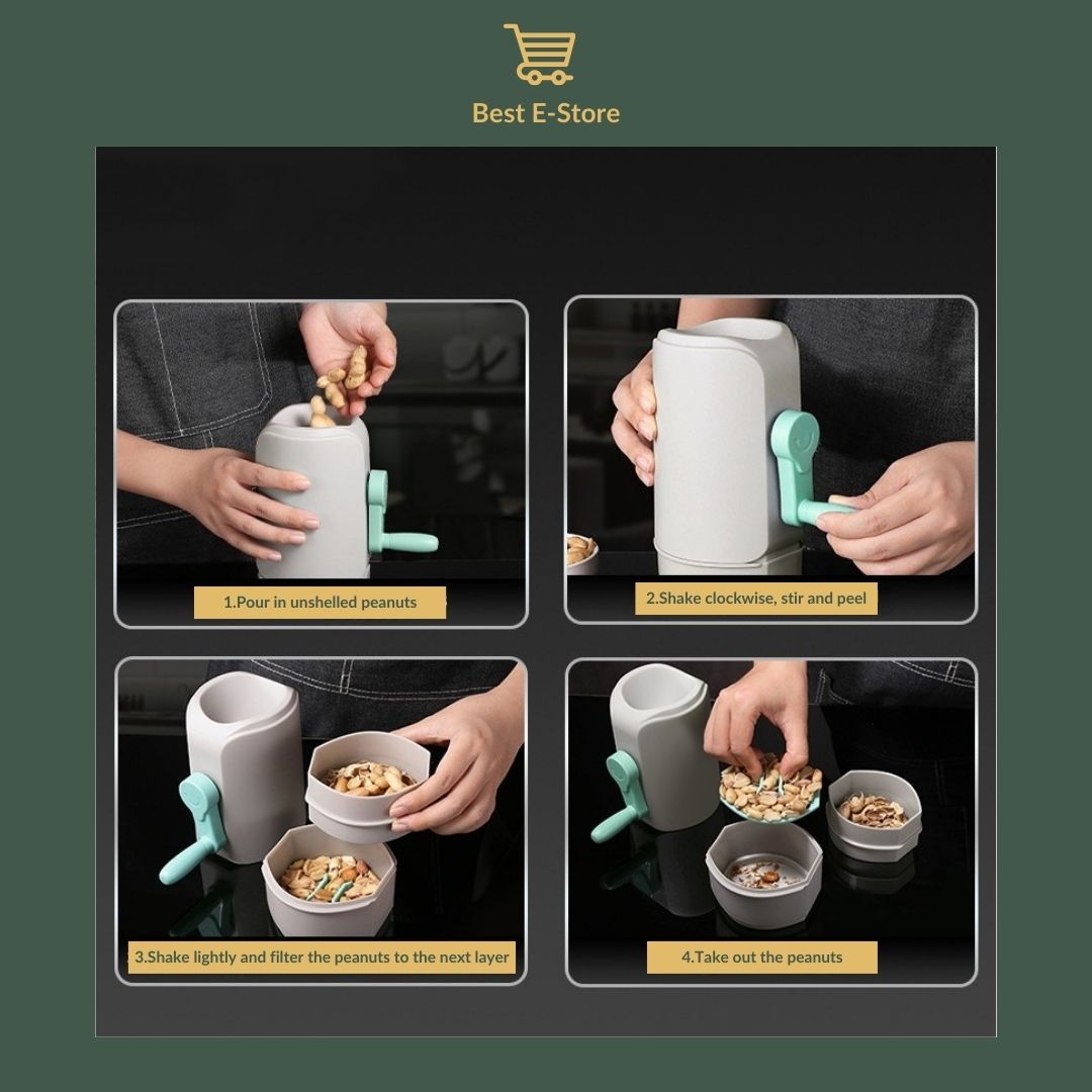 🥜 Peanut Shell Separator: Crack & Enjoy Peanuts Effortlessly ✨
