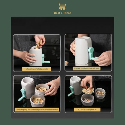 🥜 Peanut Shell Separator: Crack & Enjoy Peanuts Effortlessly ✨