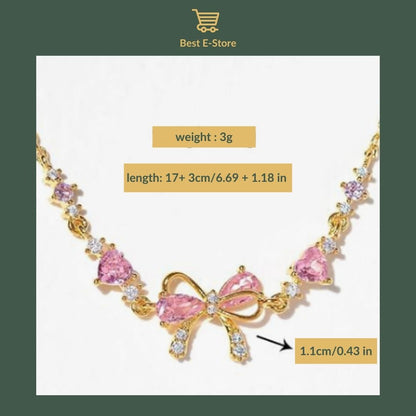 🎀 Elegant Bow Bracelet : Dazzle in Gold, Silver & Rose Gold ✨