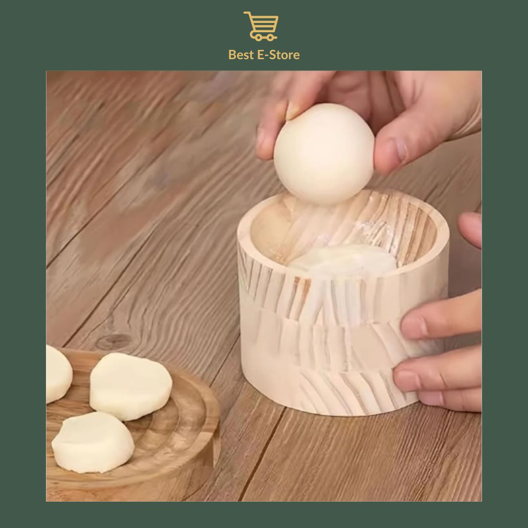 ✨ Premium Wooden Dumpling Maker:  Hygienic, Stylish, and Built to Last