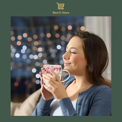 🌼Floral Fusion: Dobbeltveggede Glasskopper