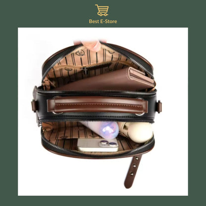 👜 Elégant sac à bandoulière en cuir: Stylé et spacieux ✨