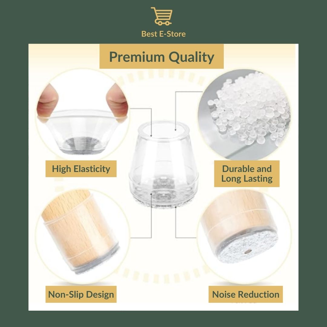 💎 Furniture Leg Protectors: Durable, Stylish & Safe for Your Floors 🏠