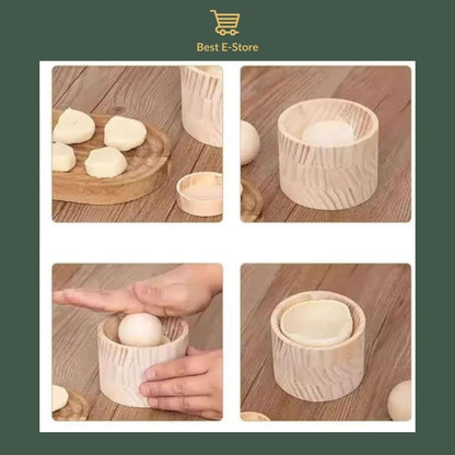 ✨ Premium Wooden Dumpling Maker:  Hygienic, Stylish, and Built to Last