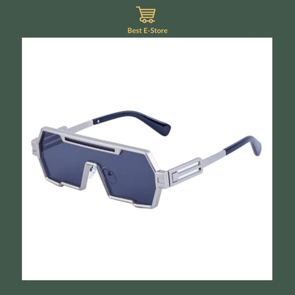 🕶️Retro Steampunk Sunglasses :  Bold Style with HD UV400 Protection✨