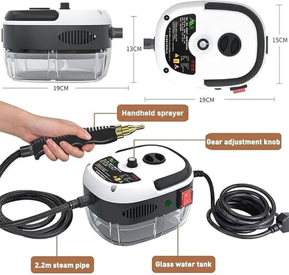 2500W Portable Handheld Steam Cleaner High Temperature Pressurized