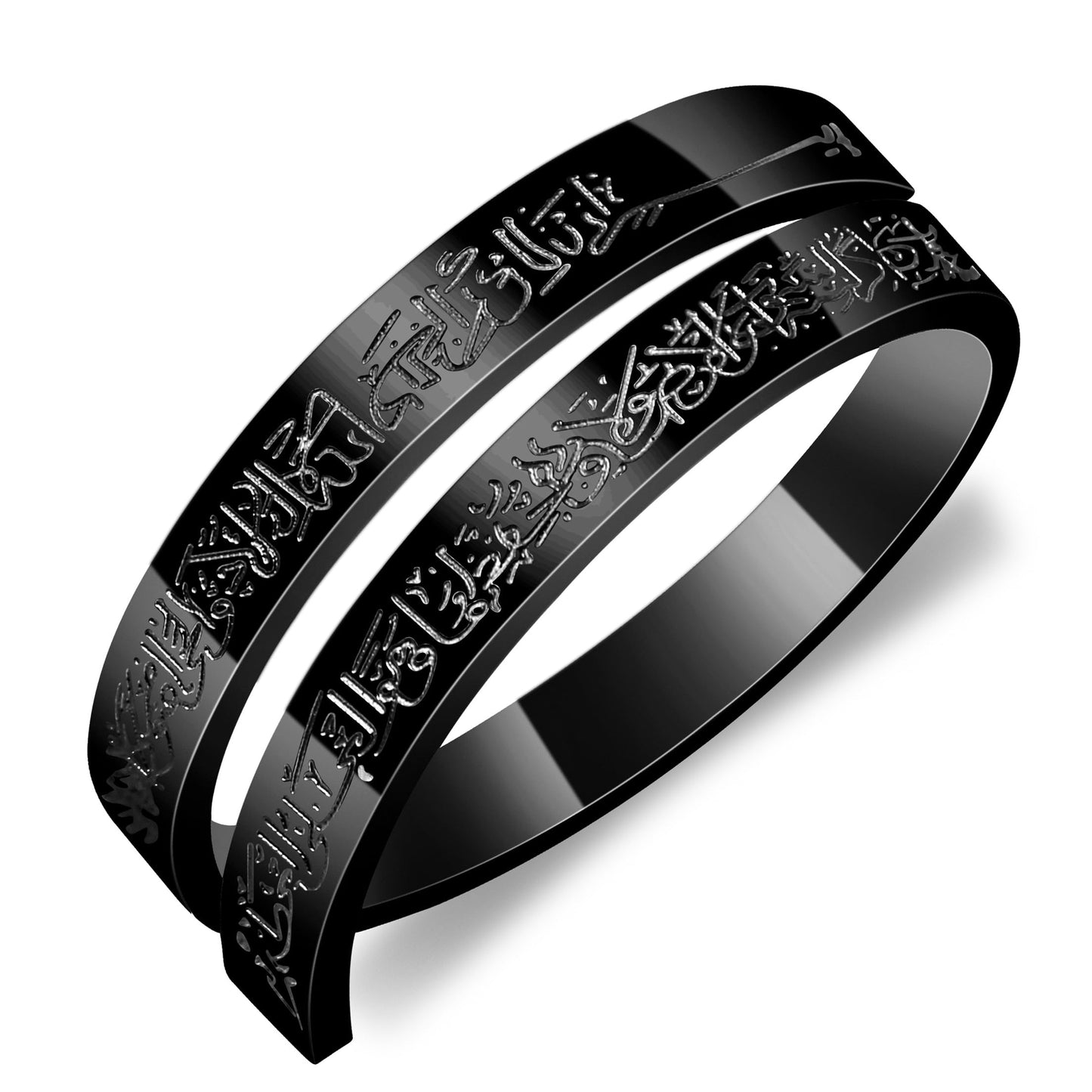 Big Offer! 🕌 Pack of 3 Islamic Jewelry – Ayat ul Kursi Bracelet, Bar Necklace & Ring ✨ Gift Set for Him & Her