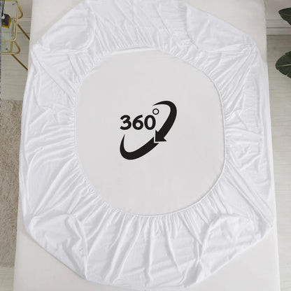 Waterproof Mattress Protector - White
