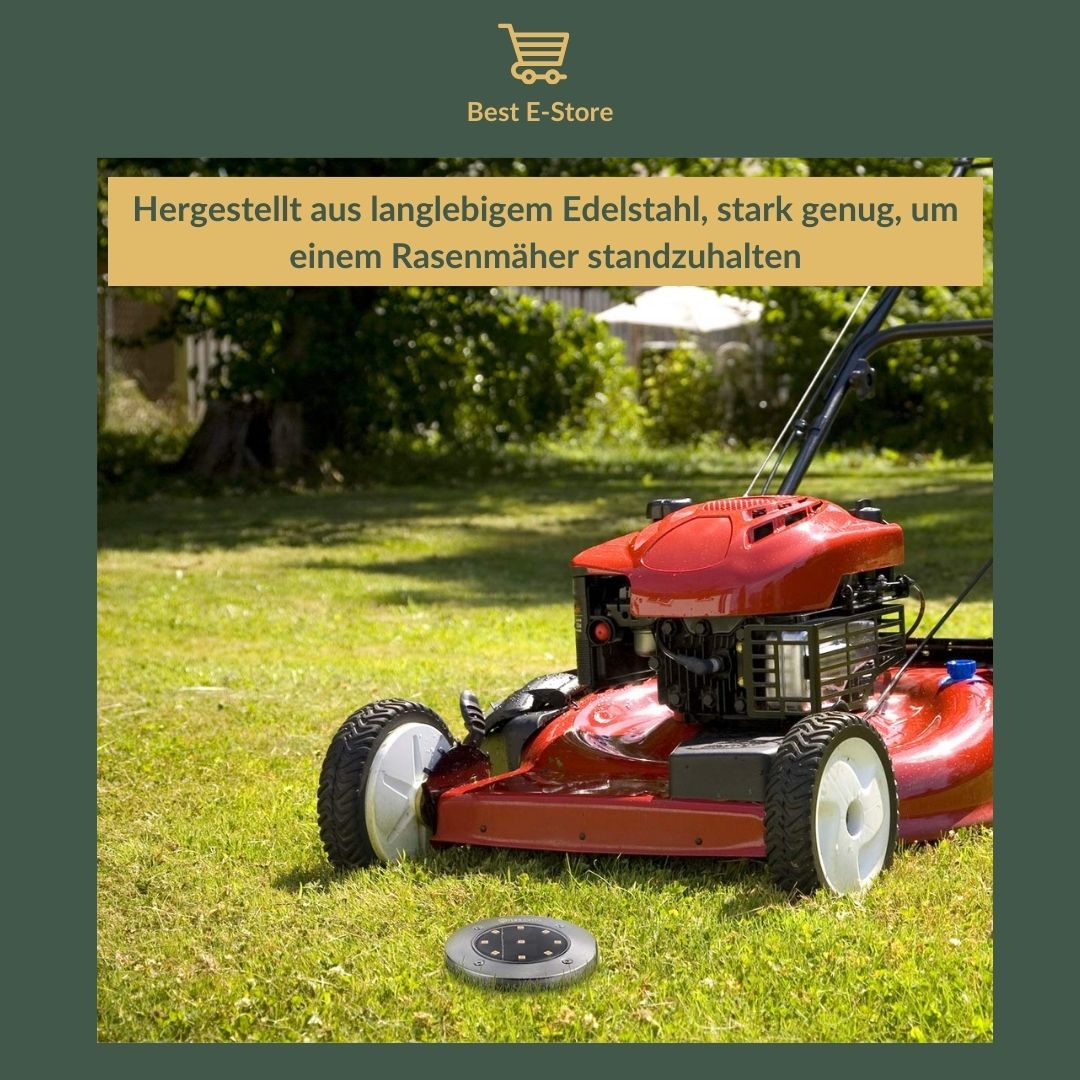 Neue wasserdichte solarbetriebene Gartenleuchten