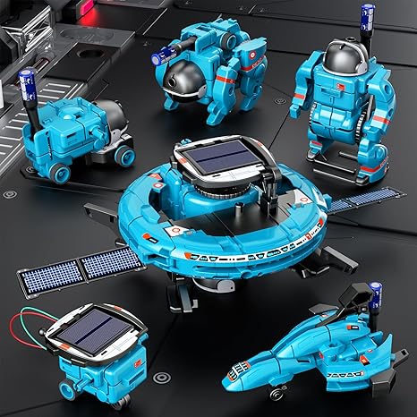 STEM Projects for Kids Ages 8-12, Science Kits, Solar Space Toys Gifts for 8 9 10 11 12 Year Old Teen Boys Girls, 120Pcs STEM Building Robots Toys for Teenage Ages 8 9 10 11 12
