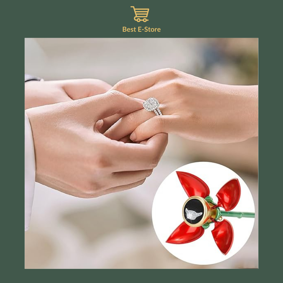 🌹 Rose Ring Box: Perfect for Proposals & Gifts 💍