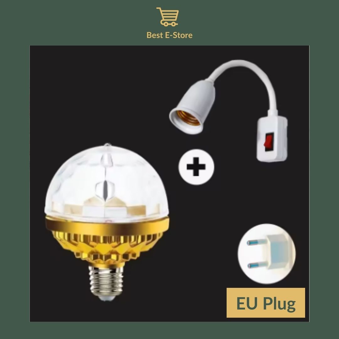 💡 Colorful LED Party Light: Plug & Play Fun 🎊