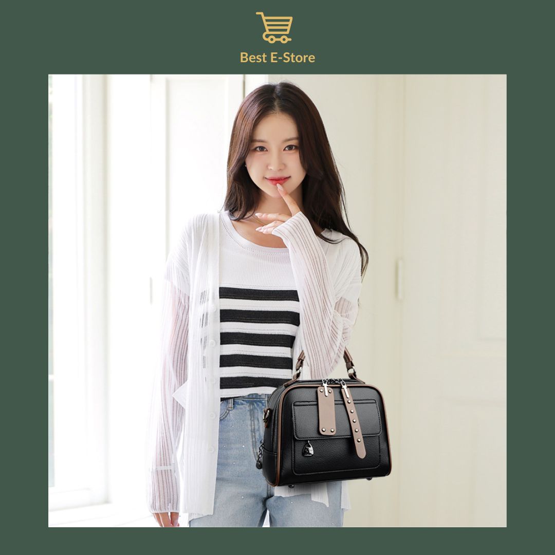 👜 Elégant sac à bandoulière en cuir: Stylé et spacieux ✨