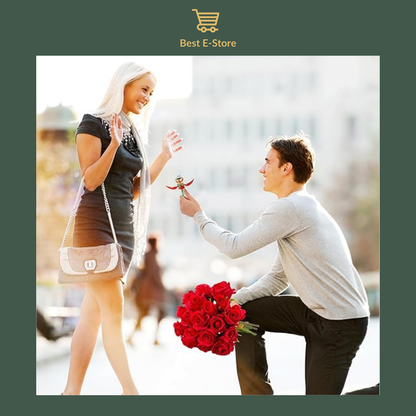 🌹 Rose Ring Box: Perfect for Proposals & Gifts 💍