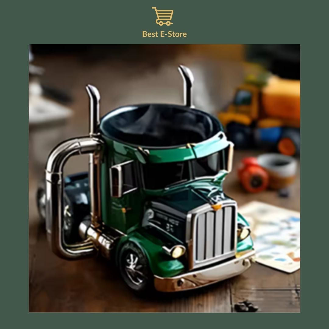 🚛 Tasse à café Semi-Truck: Cadeau parfait pour les amateurs de camions ☕