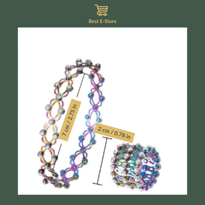 🎁 Het perfecte cadeau: Omkeerbare Bangle Ring  Fonkelende CZ Glamour 💎